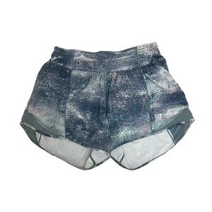 Lululemon Hotty Hot Shorts 4” in Azurite Mint Tint Mystic Green Size 4 Tall